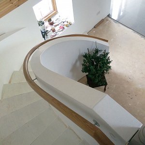 Curved Oak Handrail